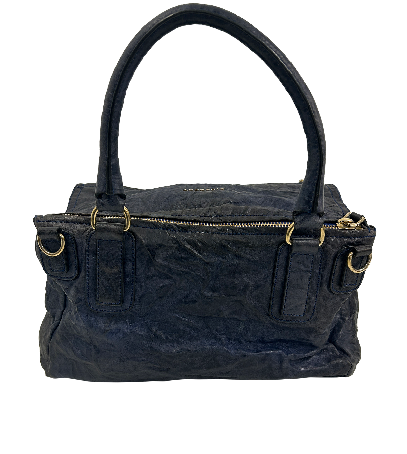 Pandora, 450&euro;, Bolso, Azul, Animal - Piel, Vista trasera