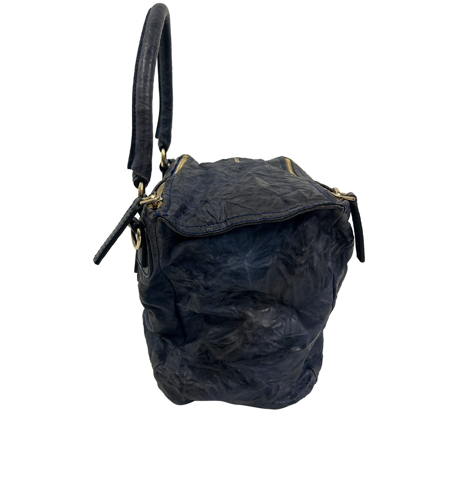 Pandora, 450&euro;, Bolso, Azul, Animal - Piel, Vista lateral