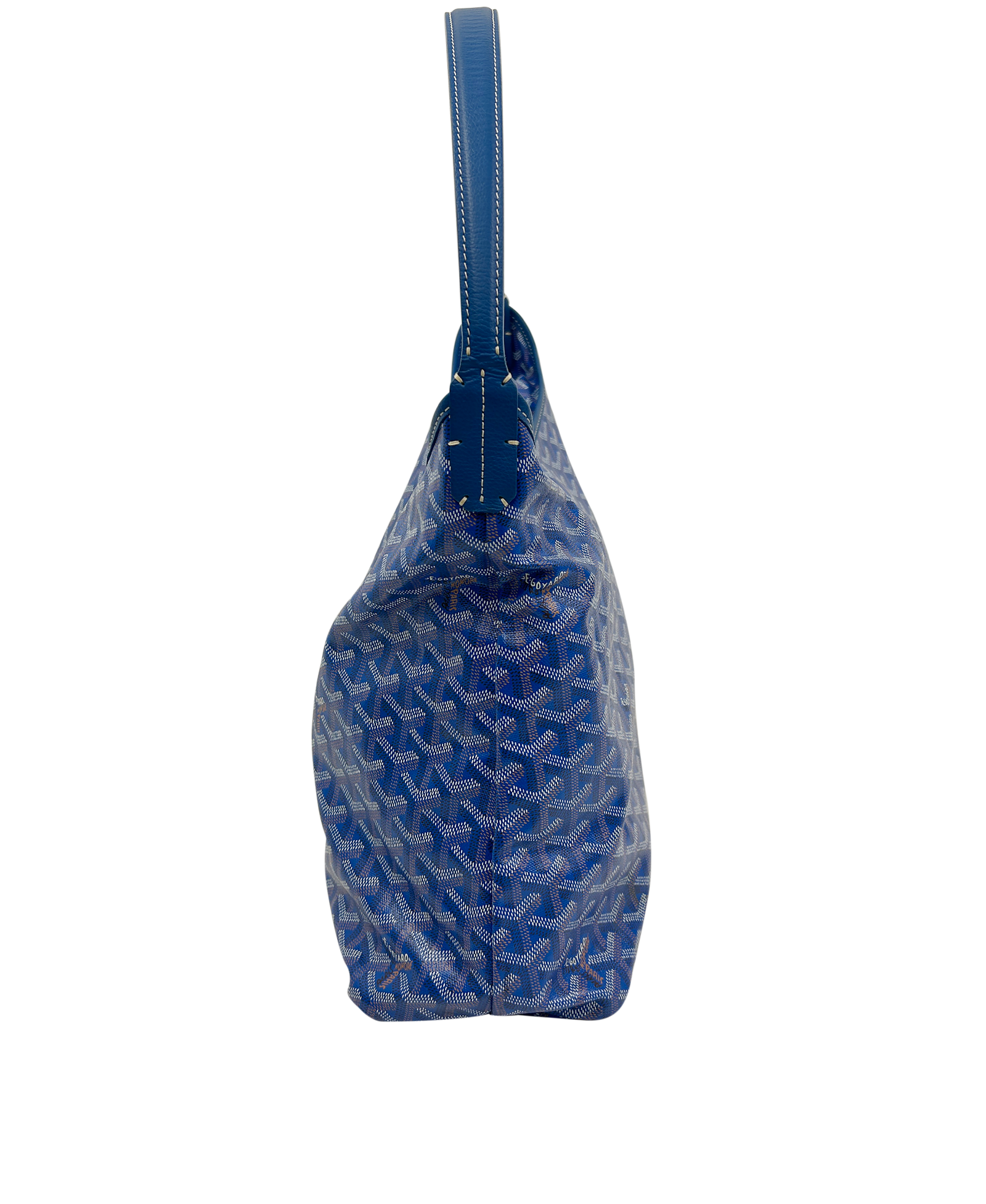 Bohéme Hobo, 2.100&euro;, Bolso, Azul, Lona - General, Vista inferior