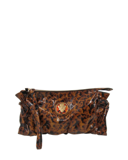 Maxi Hysteria Clutch, Charol,Carey/Marrón,197015,Cards,4