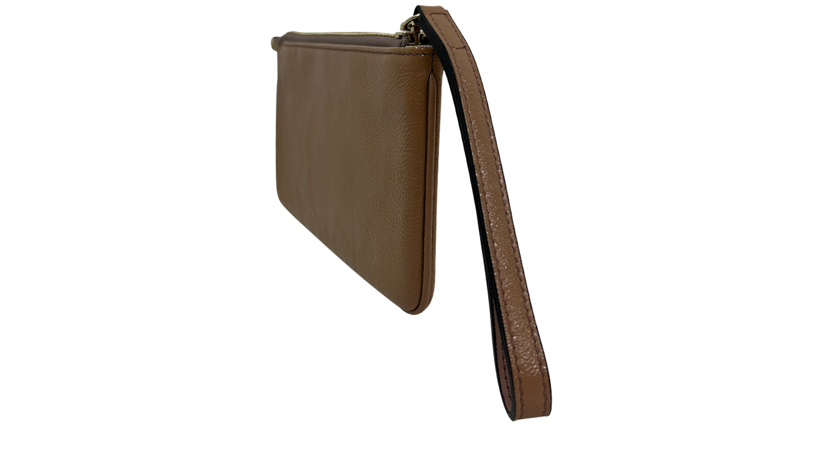 Soho Pouch, 110&euro;, Bolso, Beige, Cuero - Charol, Vista lateral