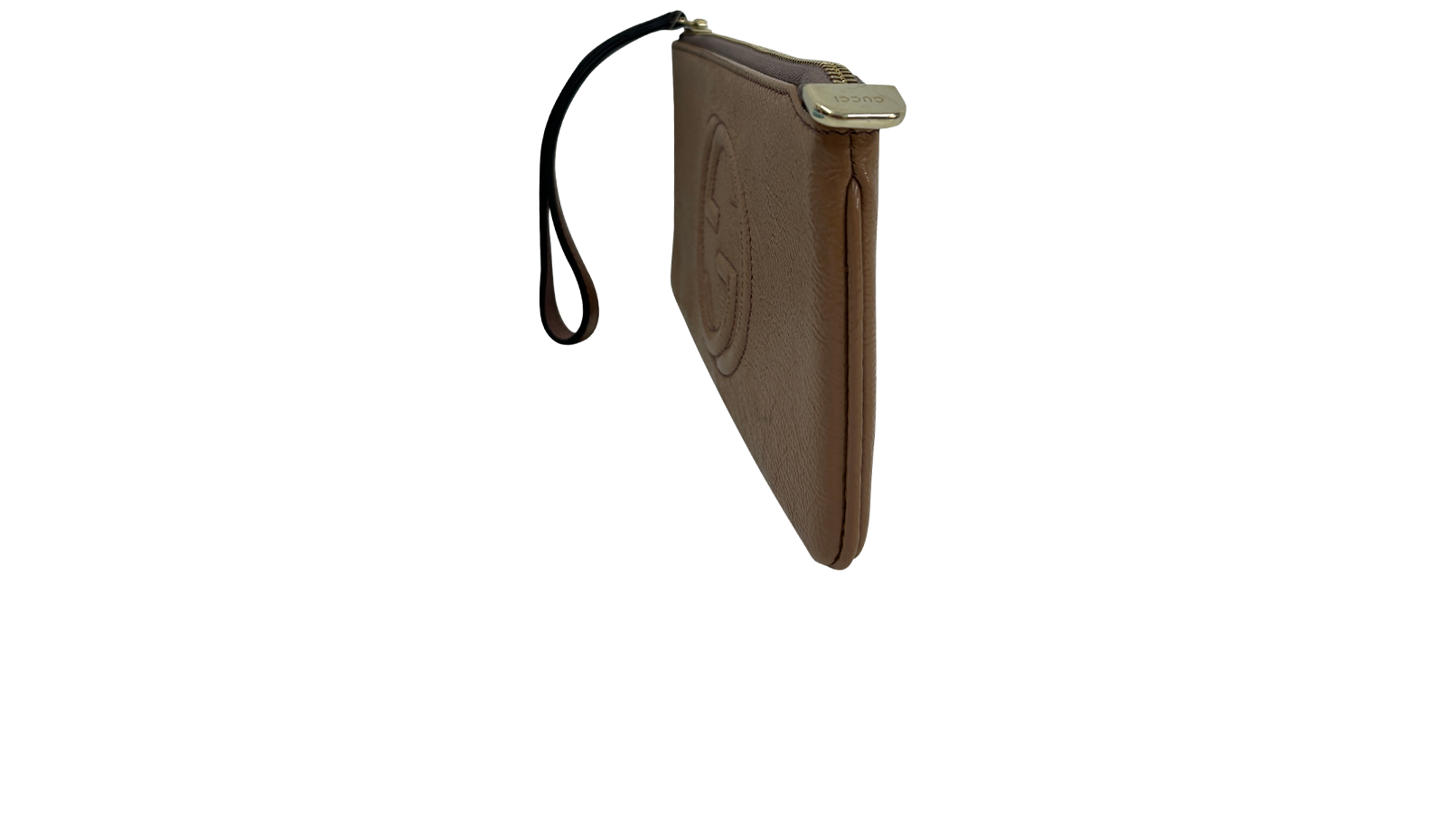 Soho Pouch, 110&euro;, Bolso, Beige, Cuero - Charol, Vista inferior