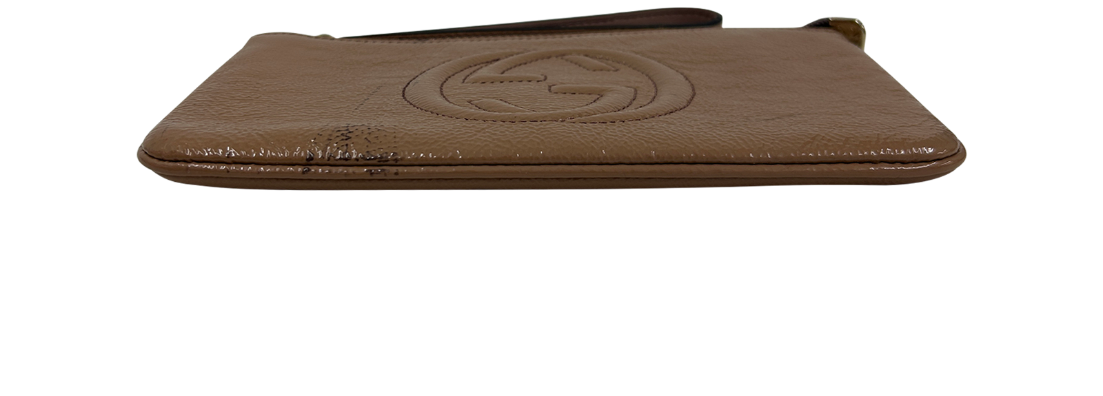 Soho Pouch, 110&euro;, Bolso, Beige, Cuero - Charol, Vista superior