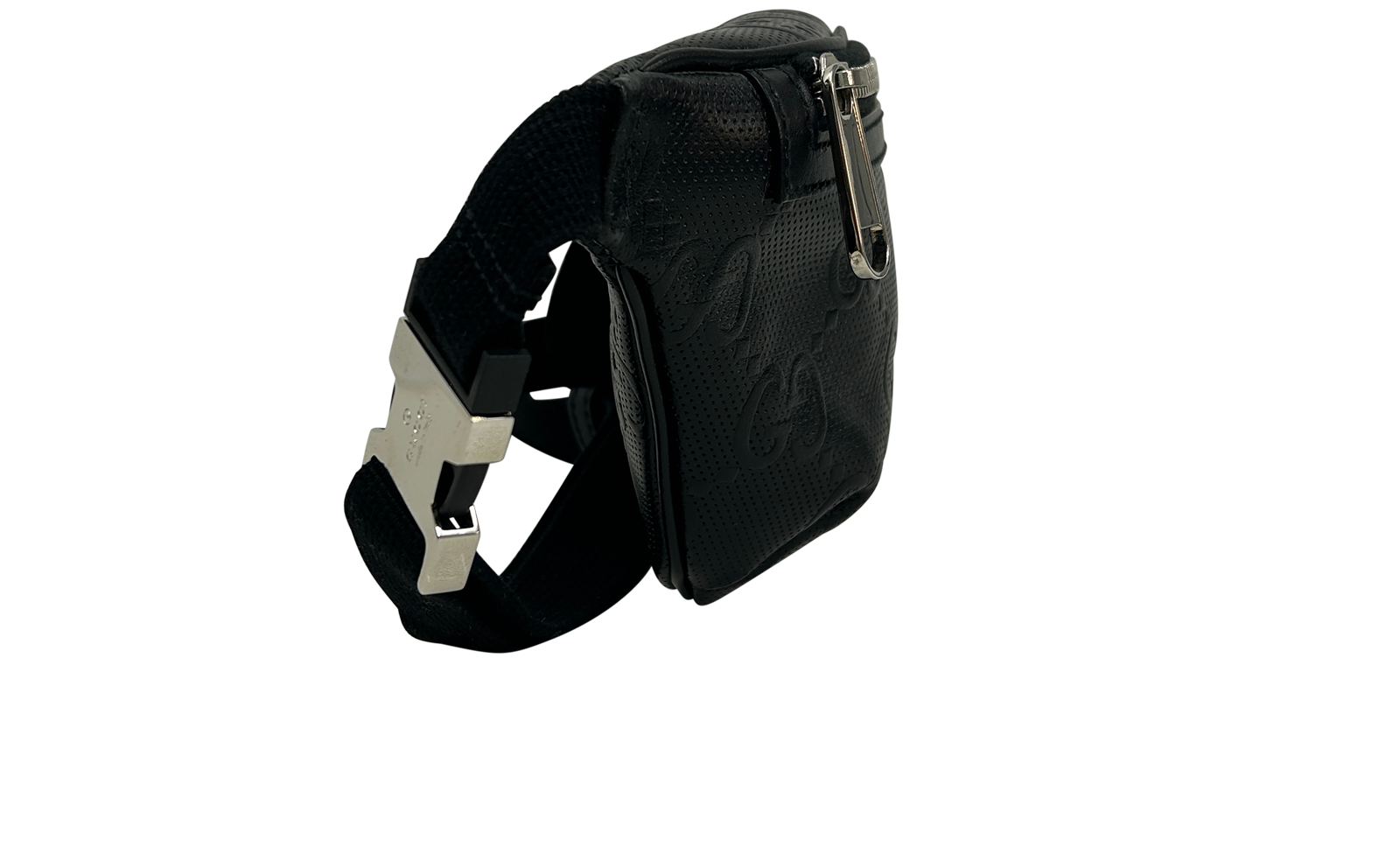 Riñonera GG, 520&euro;, Bolso, Negro, Animal - Piel, Vista lateral