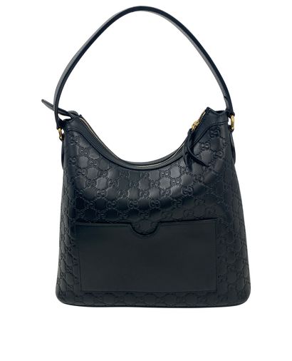 Hobo GG, 620&euro;, Bolso, Negro, Animal - Piel, Vista frontal