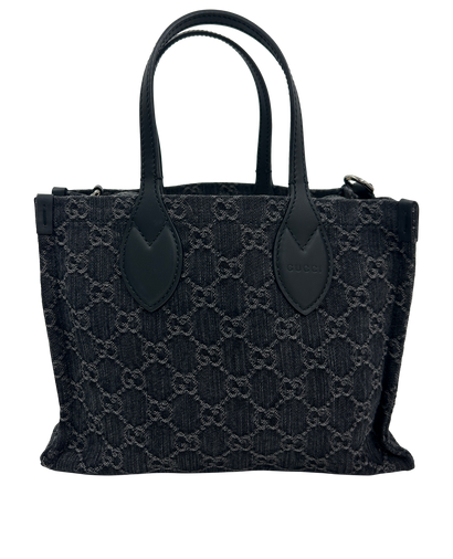 Tote Ophidia Small, 1.400&euro;, Bolso, Negro, Tejido - General, Vista frontal
