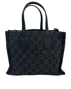 Tote Ophidia Small,Denim,Negro,772183,Correa,3*