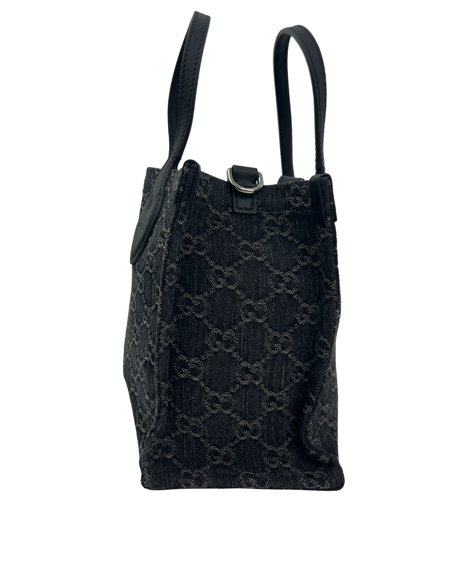 Tote Ophidia Small, 1.400&euro;, Bolso, Negro, Tejido - General, Vista lateral