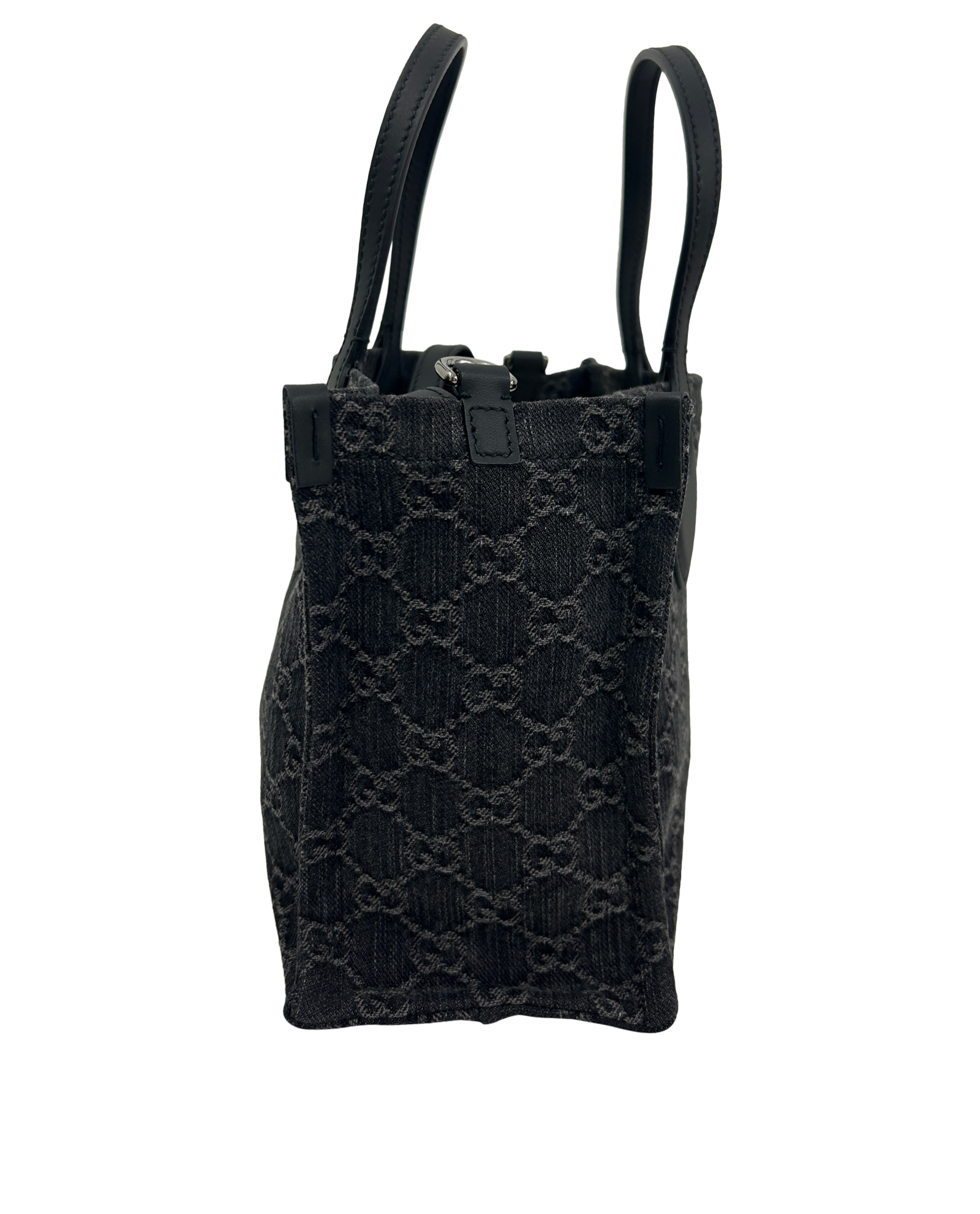 Tote Ophidia Small, 1.400&euro;, Bolso, Negro, Tejido - General, Vista inferior