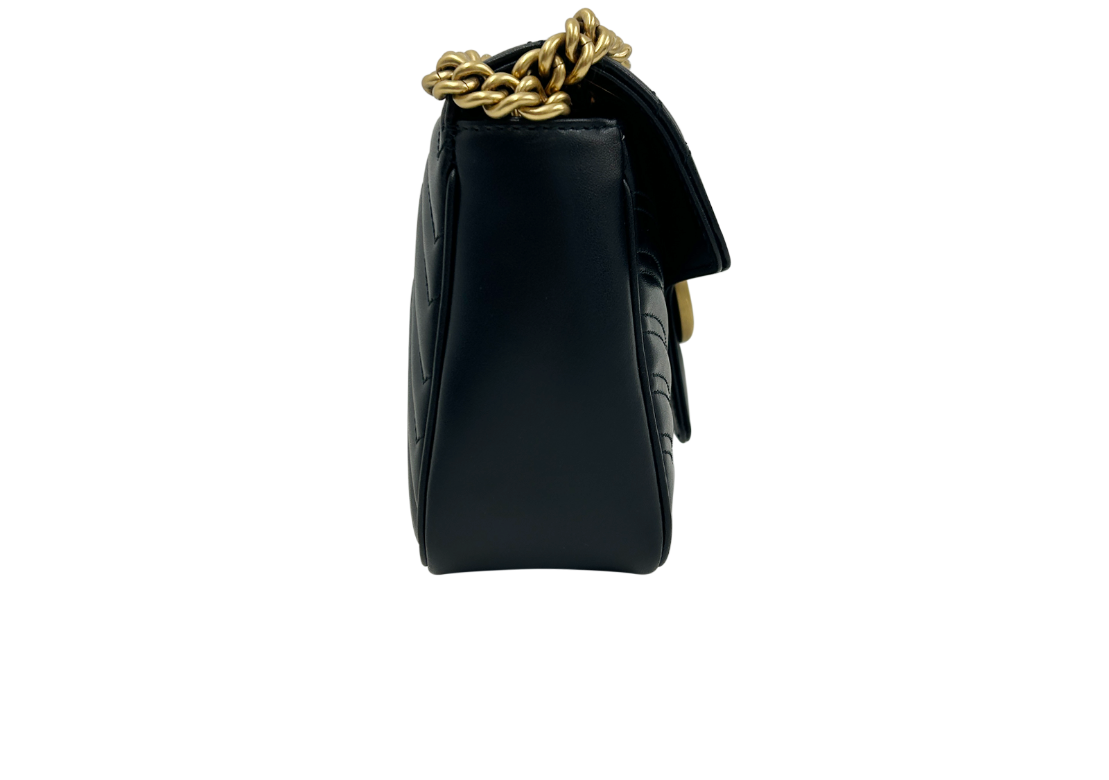 Marmot Medium, 1.300&euro;, Bolso, Negro, Animal - Piel, Vista lateral