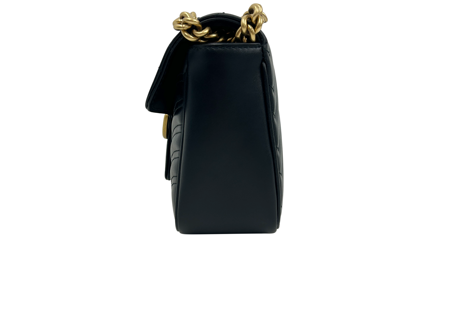 Marmot Medium, 1.300&euro;, Bolso, Negro, Animal - Piel, Vista inferior