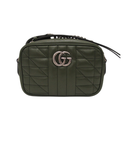 Mini Bolso Bandolera GG,Piel,Verdes,634936,DB,BX,5