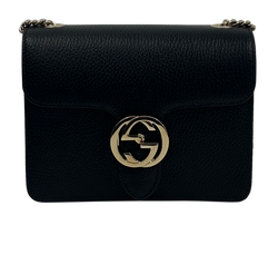 Interloking Crossbody,Piel,Negro,510304,DB,Crds,4*