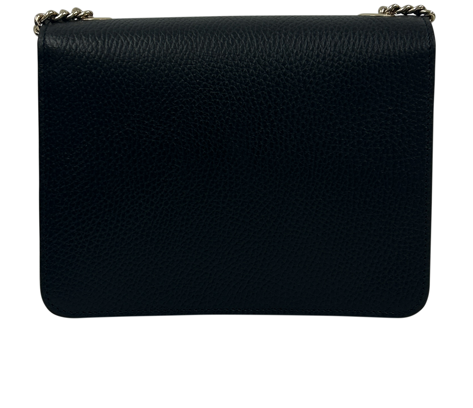 Interloking Crossbody, 720&euro;, Bolso, Negro, Animal - Piel, Vista trasera