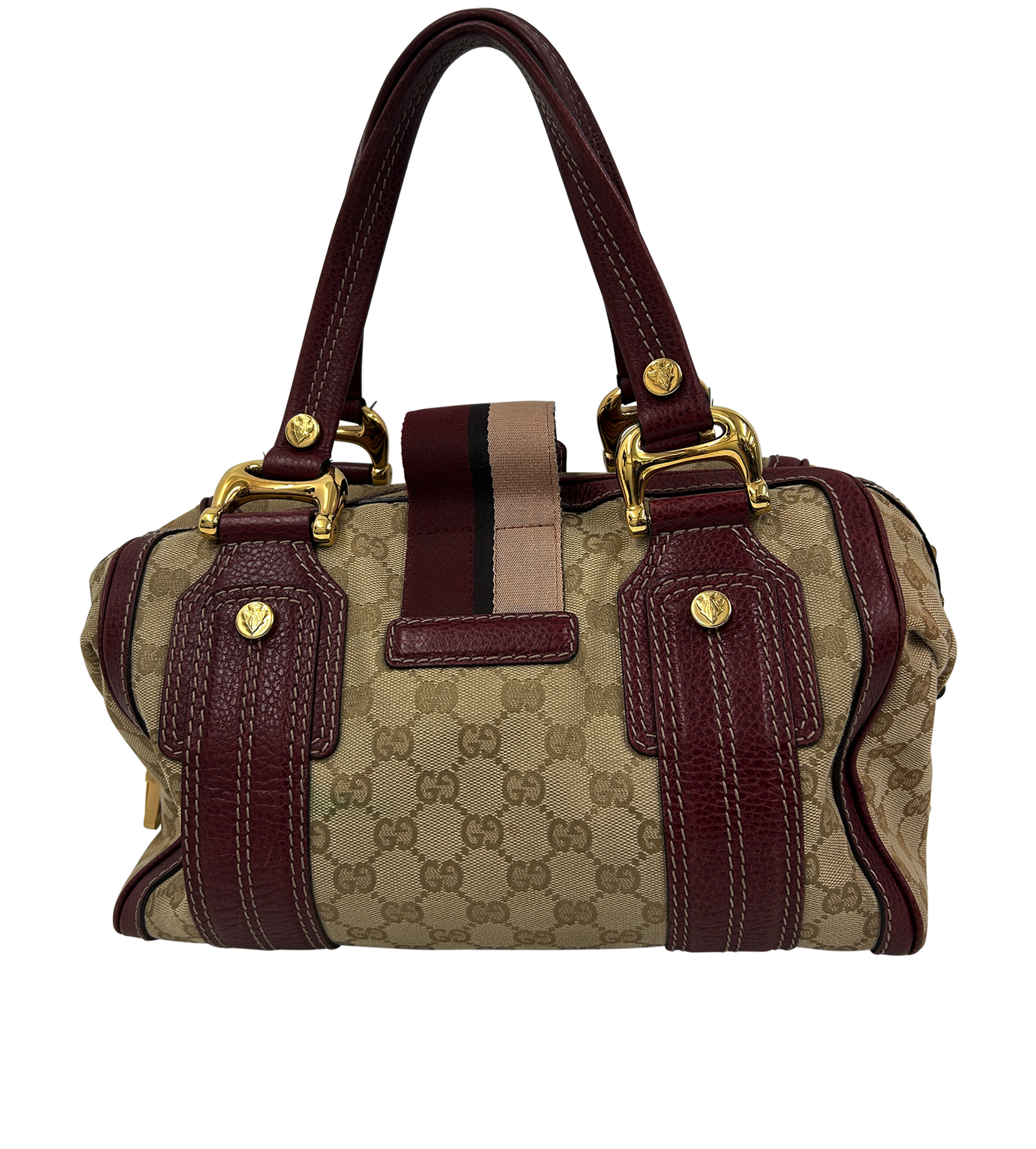 Hysteria Aviatrix, 540&euro;, Bolso, Beige/Rojo, Animal - Piel/Tejido - General, Vista trasera