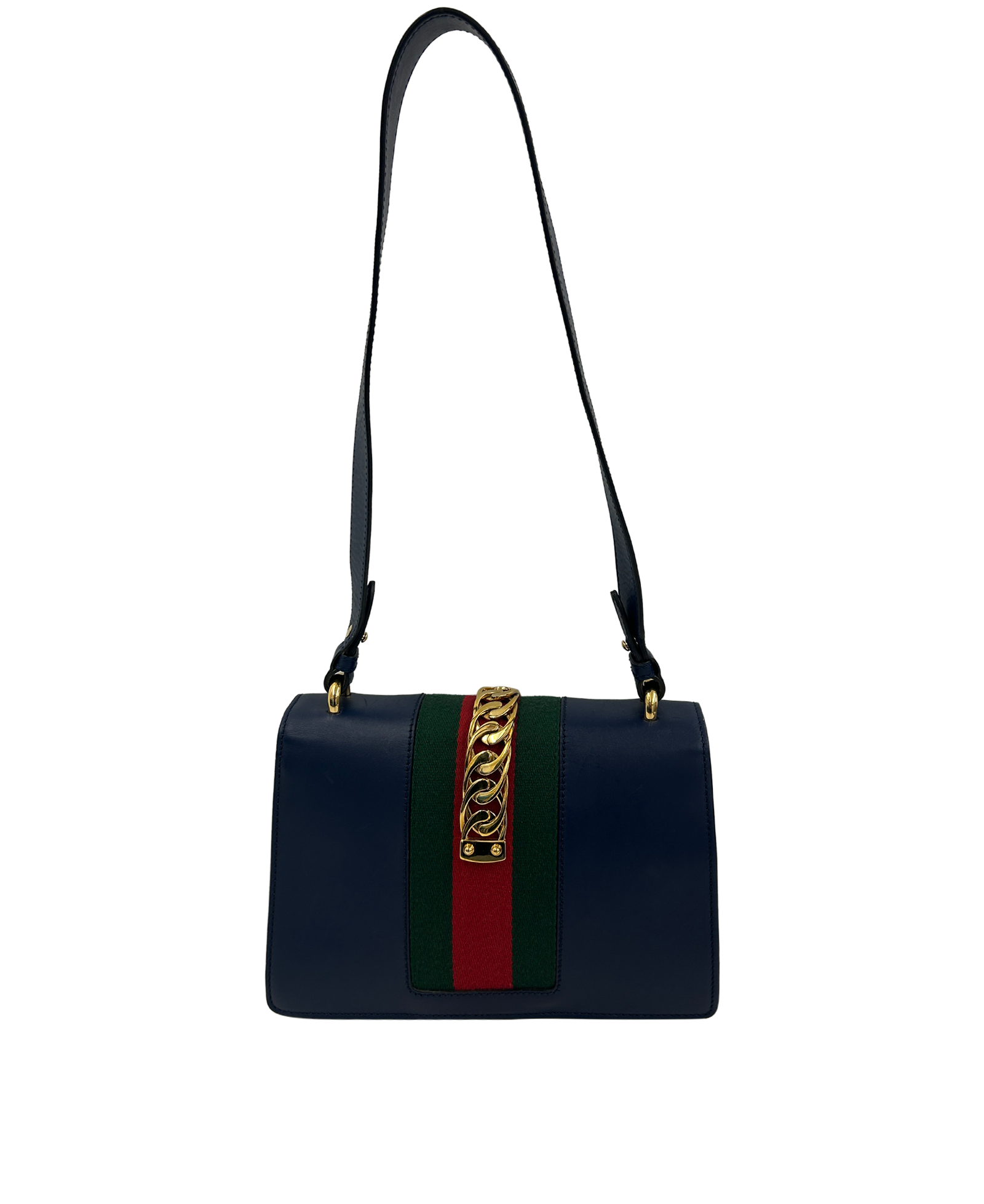 Sylvie M con Correa, 410&euro;, Bolso, Azul, Animal - Piel, Vista trasera