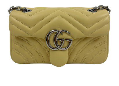 Marmont GG, 1.200&euro;, Bolso, Amarillo, Animal - Piel, Vista frontal