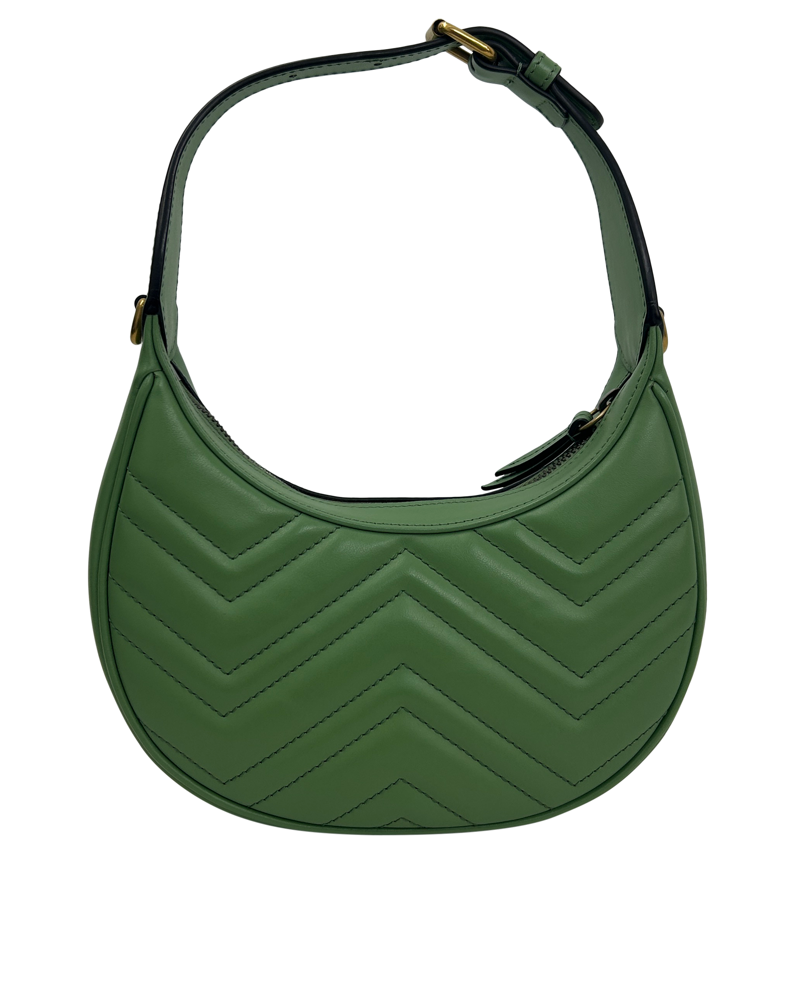 Hobo Marmot, 990&euro;, Bolso, Verde, Animal - Piel, Vista trasera