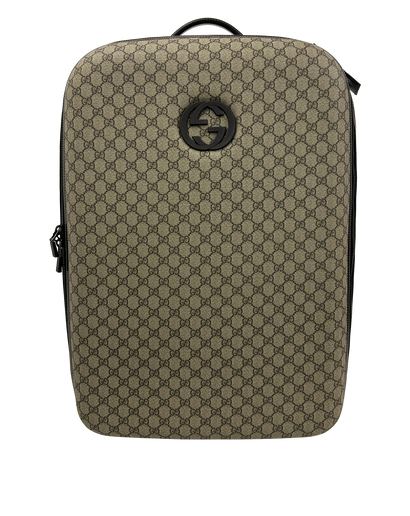 Maleta GG Round, 850&euro;, Bolso, Beige, Canvas - General, Vista frontal