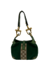 Jackie, 390&euro;, Bolso, Verde, Cuero - Ante, Vista trasera