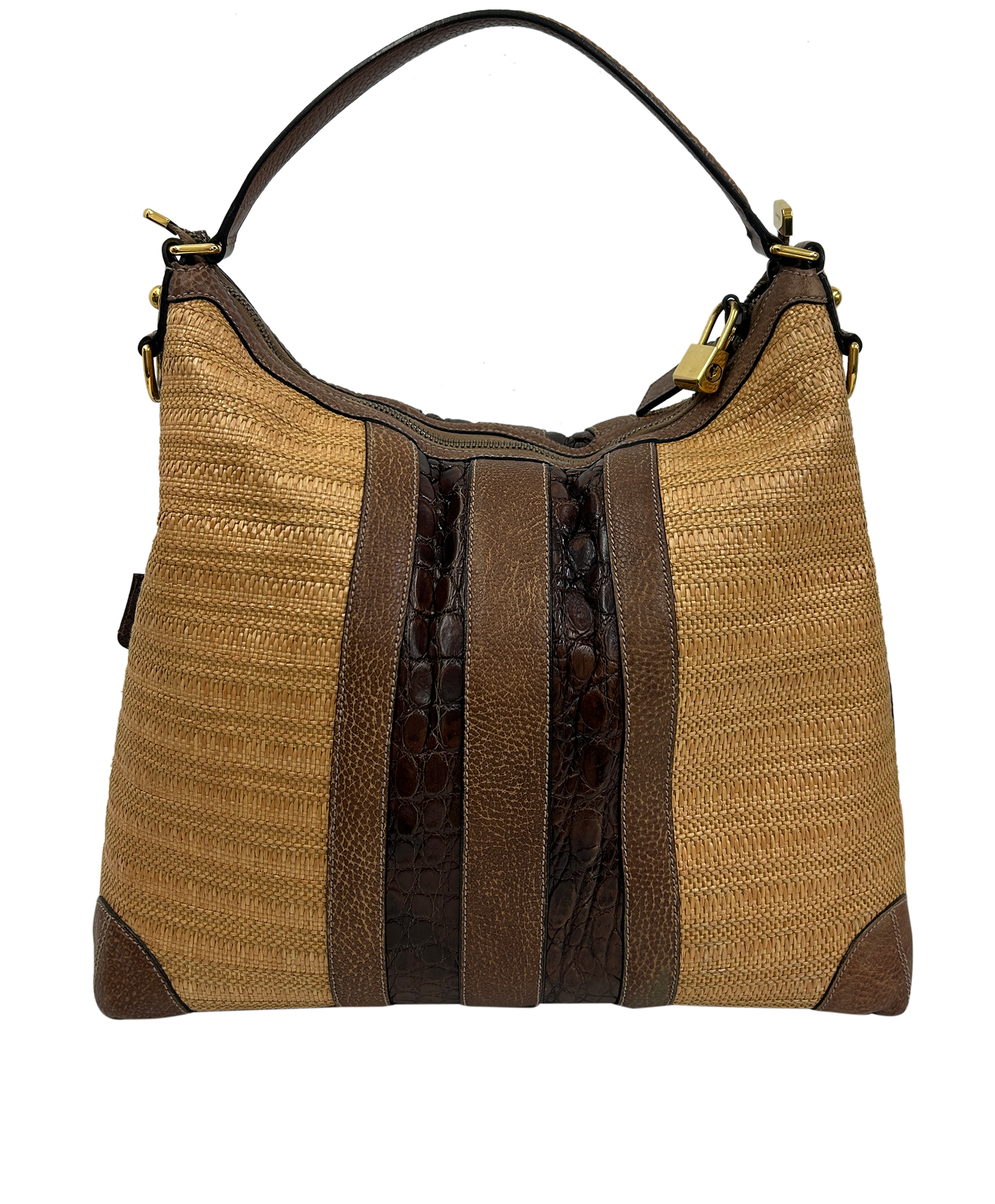 Tote, 680&euro;, Bolso, Beige/Marrón, Animal - Piel/Planta - Mimbre, Vista trasera