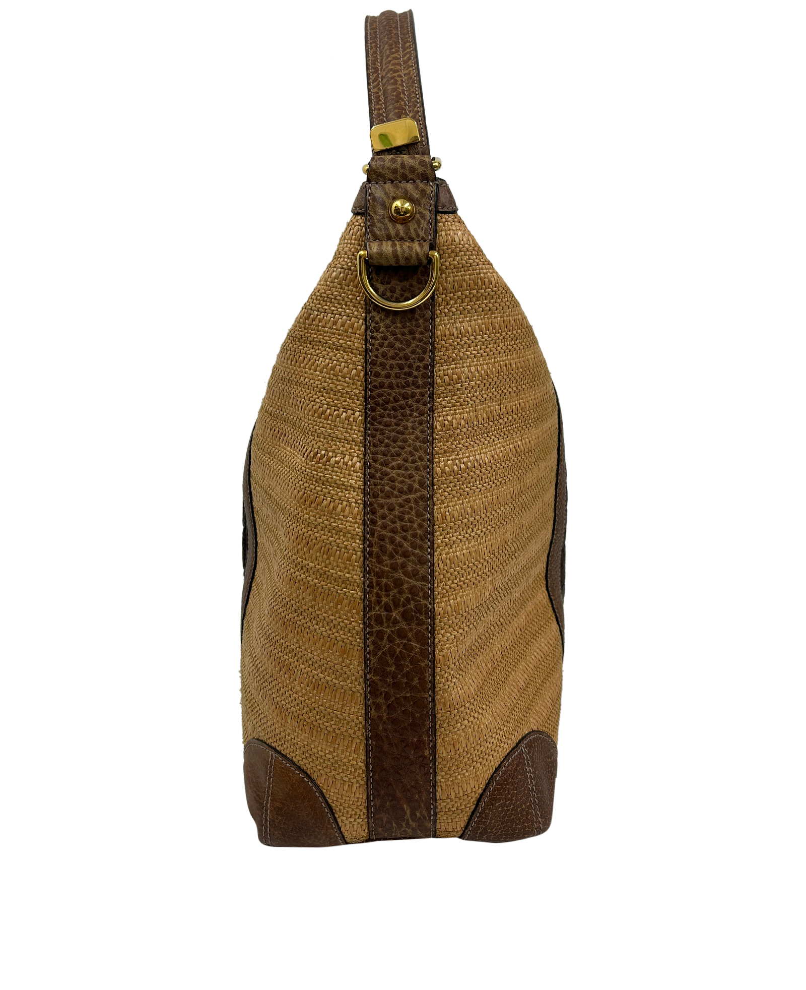 Tote, 680&euro;, Bolso, Beige/Marrón, Animal - Piel/Planta - Mimbre, Vista lateral