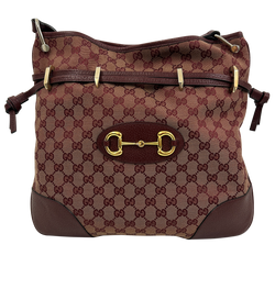 Horsebit, Tote, GG, Rojo,Beige,602089, 3*