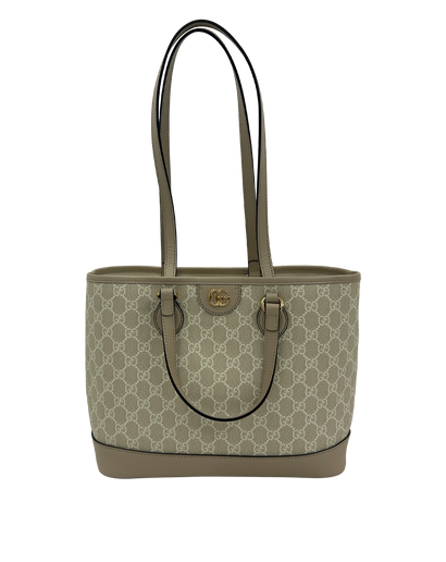 Tote Double G Medium, 1.400&euro;, Bolso, Beige, Canvas - General, Vista frontal