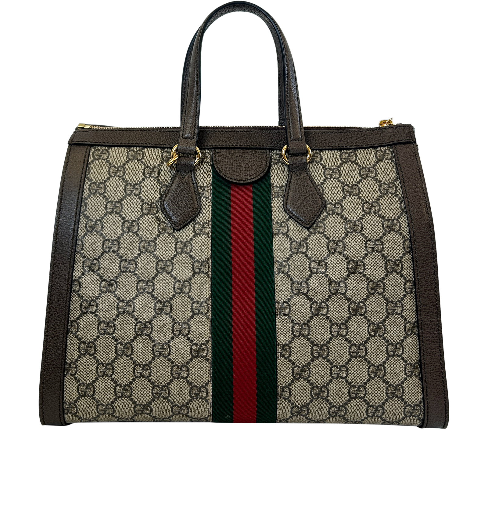 Tote Ophidia, 1.300&euro;, Bolso, Beige/Marrón, Canvas - General, Vista trasera