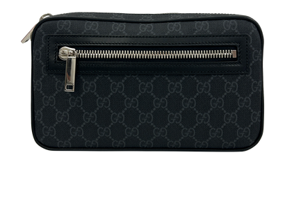 Gucci, 750&euro;, Bolso, Gris/Negro, Canvas - General, Vista frontal