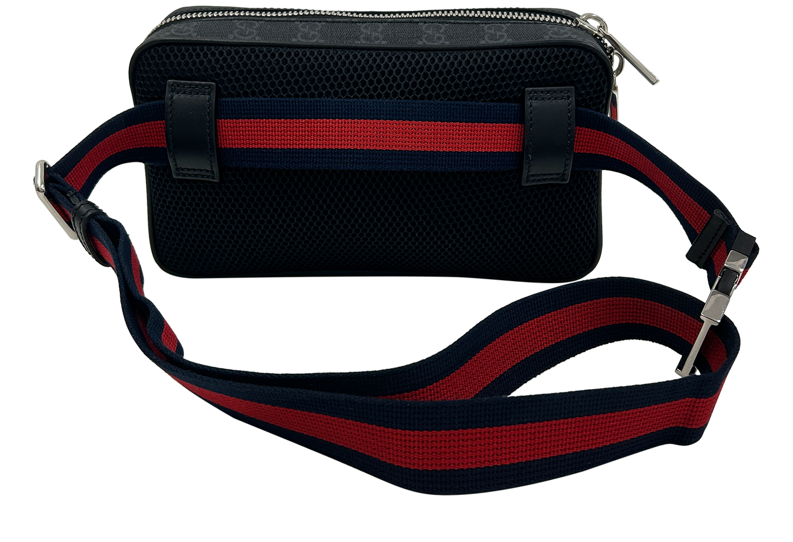 Gucci, 750&euro;, Bolso, Gris/Negro, Canvas - General, Vista trasera