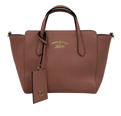 Swing mini tote, 510&euro;, Bolso, Rosa, Animal - Piel, Vista frontal
