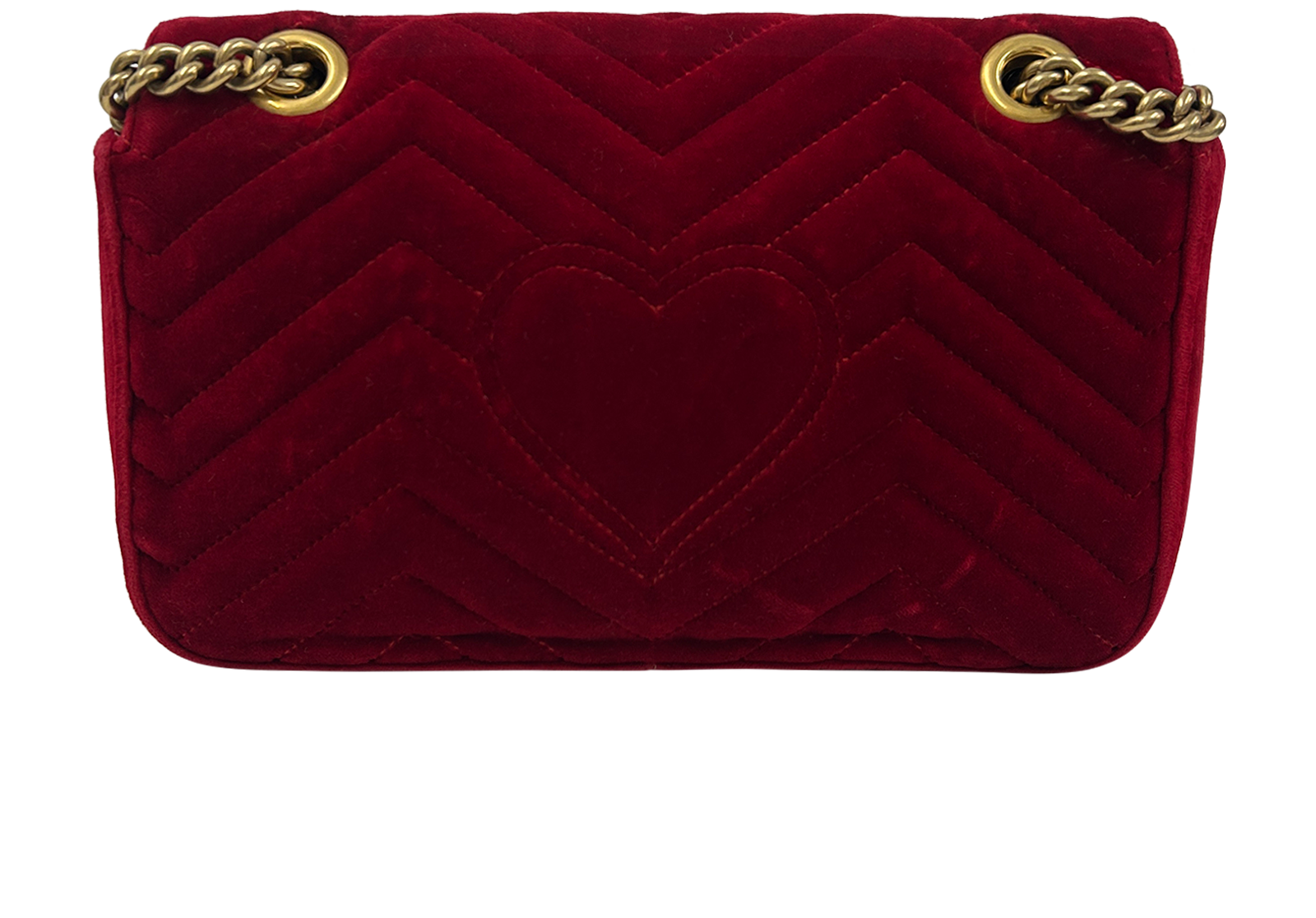 Marmot Medium, 820&euro;, Bolso, Rojo, Textil - Terciopelo, Vista trasera