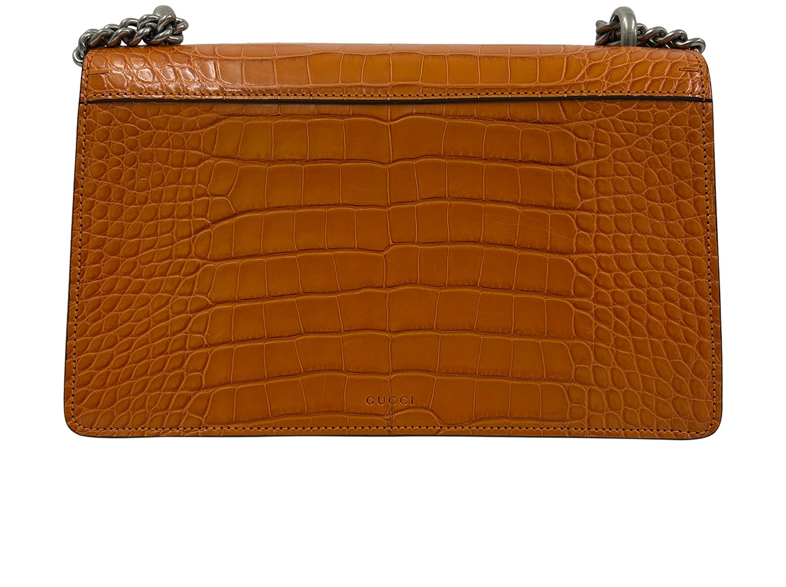 Dionysus, 3.900&euro;, Bolso, Naranja, Animal - Cocodrilo, Vista trasera