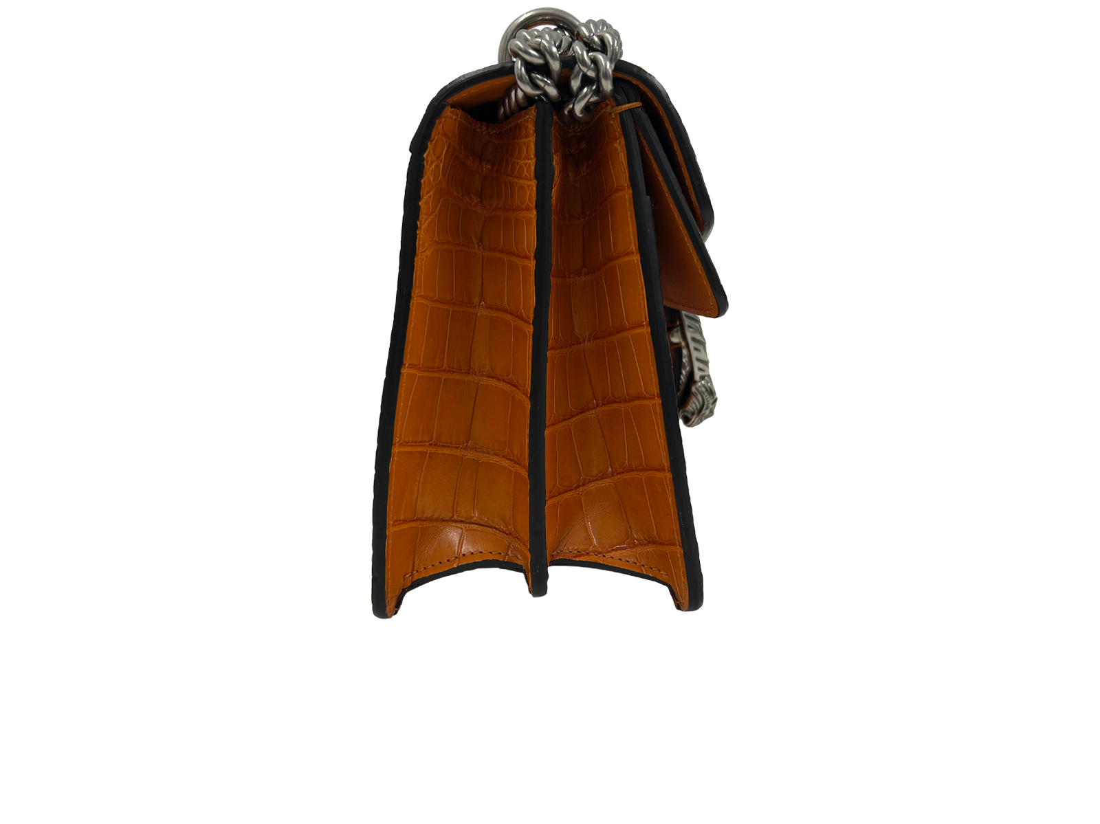 Dionysus, 3.900&euro;, Bolso, Naranja, Animal - Cocodrilo, Vista lateral