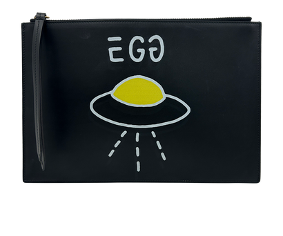 ClutchPiel, 190&euro;, Accesorios, Negro, Animal - Piel, Vista frontal