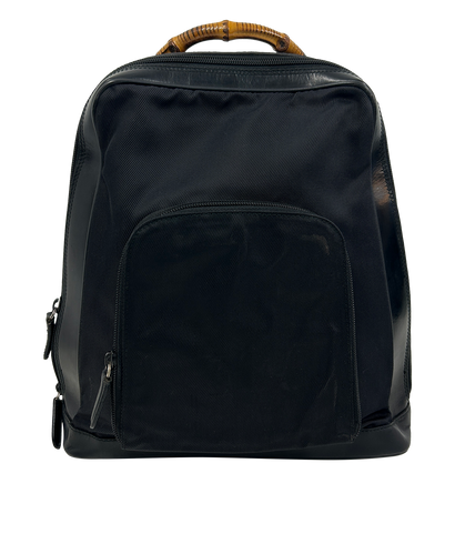 Mochila Vintage, 180&euro;, Bolso, Negro, Animal - Piel/Tejido - General, Vista frontal