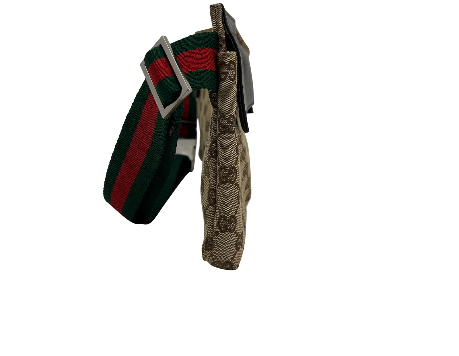 Riñonera Bolsillos Vintage, 310&euro;, Bolso, Marrón, Tejido - General, Vista lateral