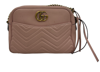 Marmont Camera Bag, 420&euro;, Bolso, Rosa, Animal - Piel, Vista frontal