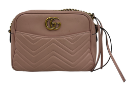 Marmont Camera Bag,Piel,Beige/Rosa,2*
