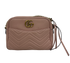 Marmont Camera Bag, 420&euro;, Bolso, Rosa, Animal - Piel, Vista frontal