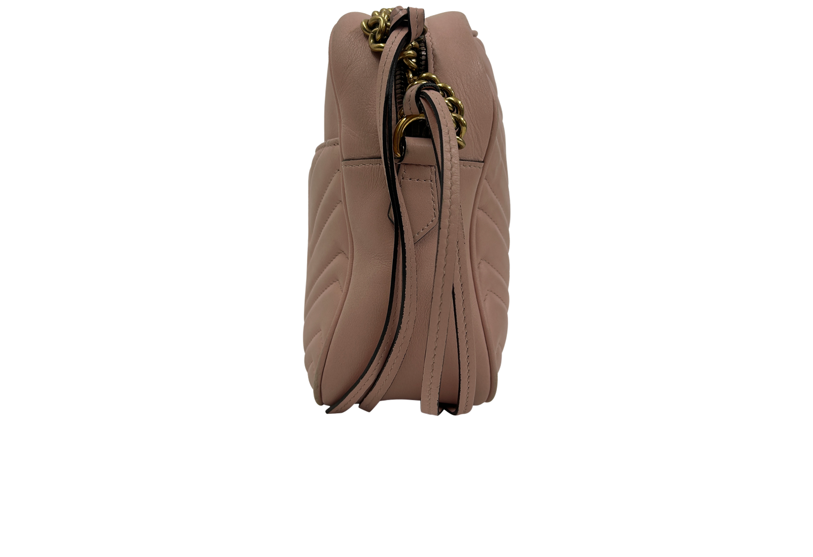Marmont Camera Bag, 420&euro;, Bolso, Rosa, Animal - Piel, Vista lateral