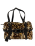 Bowling 85th Anniversary, 420&euro;, Bolso, Beige/Marrón, Animal - Piel/Textil - Terciopelo, Vista trasera