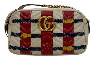 Trompe L`Oleil, 520&euro;, Bolso, Azul/Beige/Rojo, Animal - Piel, Vista frontal