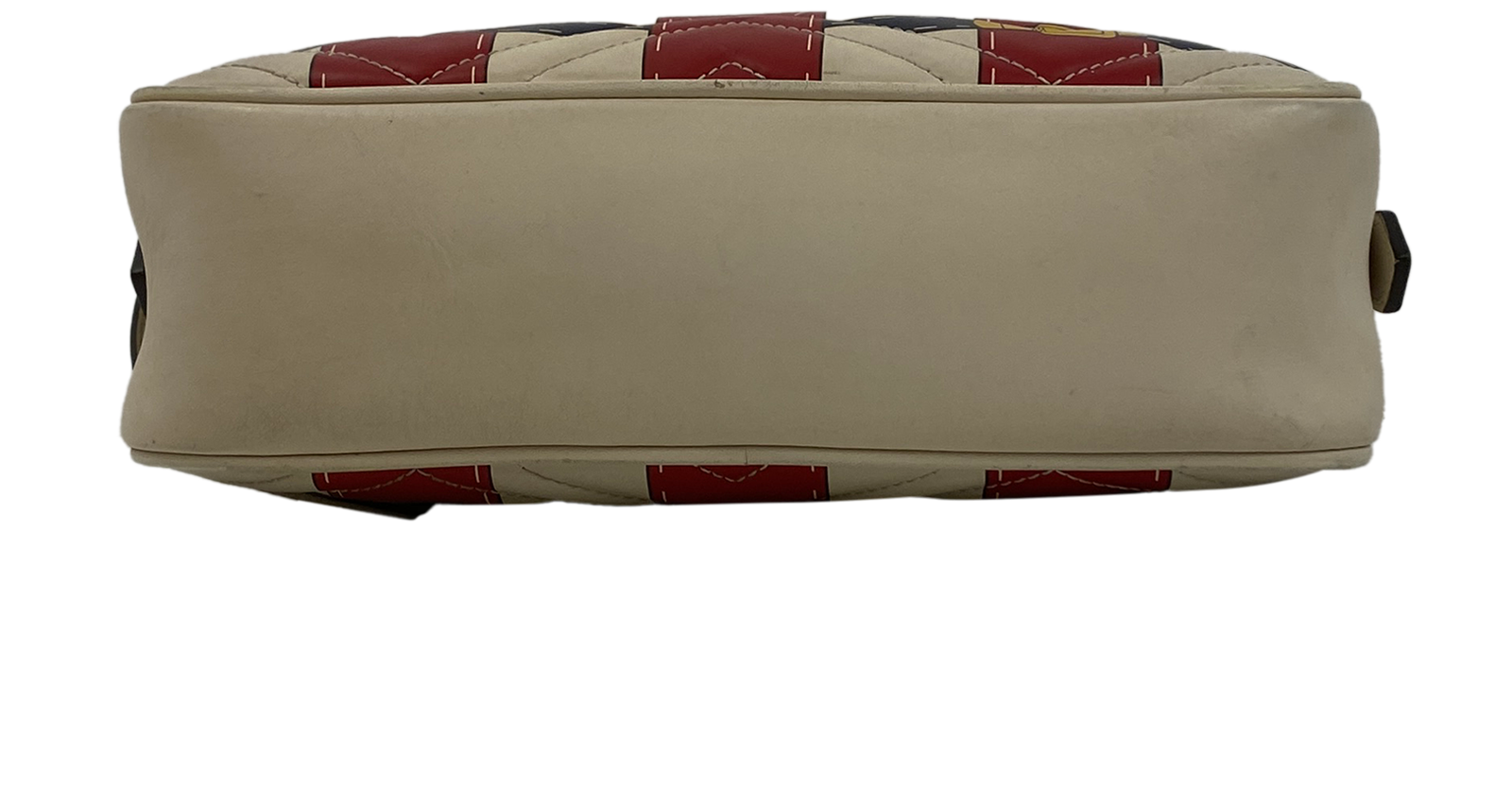 Trompe L`Oleil, 520&euro;, Bolso, Azul/Beige/Rojo, Animal - Piel, Vista superior