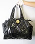 Tote Hysteria, 100&euro;, Negro, Cuero - Charol, Vista frontal