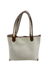 Tote MicroGuccissima Vintage, 320&euro;, Bolso, Blanco/Marrón, Lona - General, Vista trasera