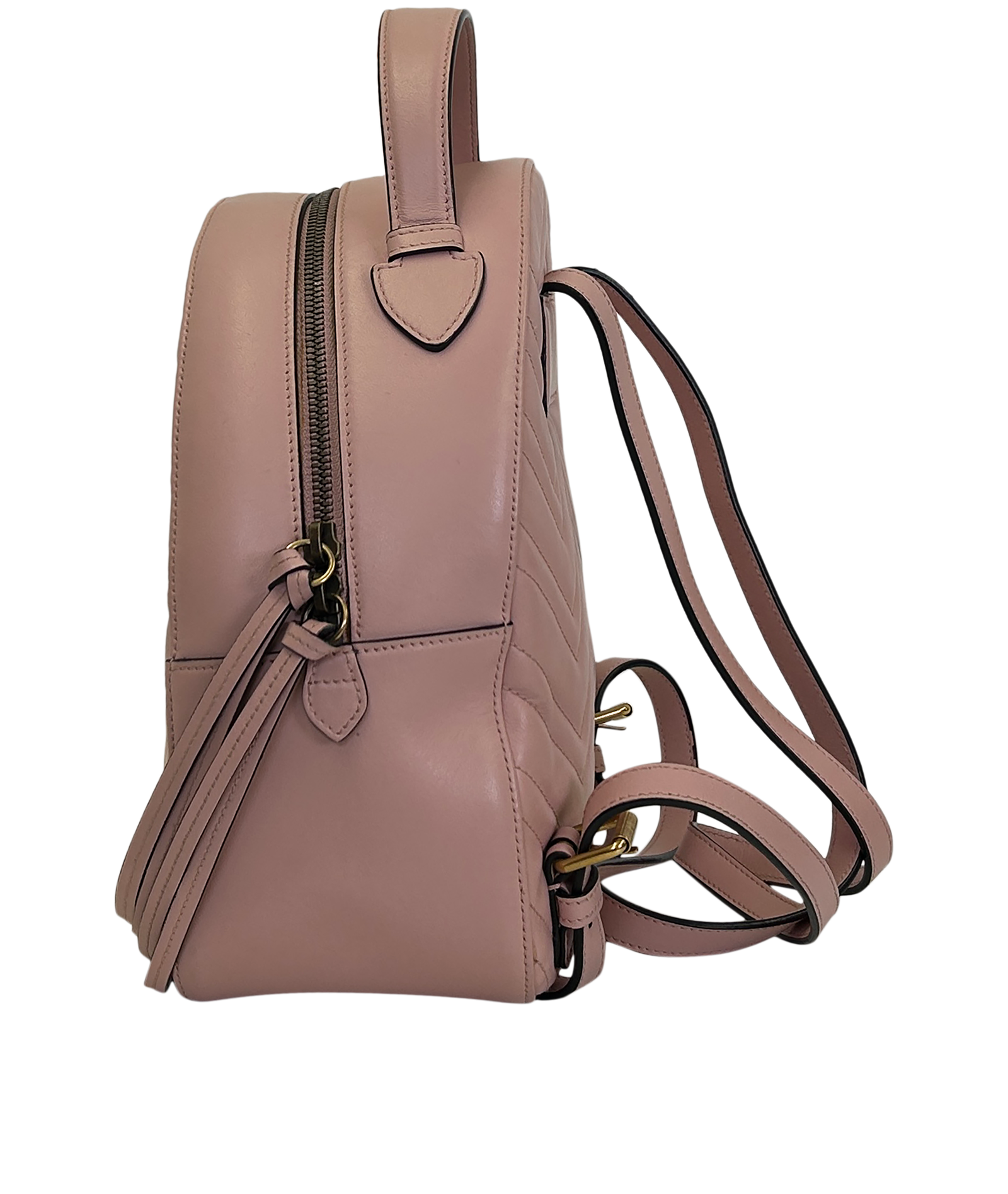 Mochila Marmont, 690&euro;, Bolso, Rosa, Animal - Piel, Vista inferior