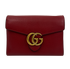 Marmont Wallet On Chain, 620&euro;, Bolso, Rojo, Animal - Piel, Vista frontal
