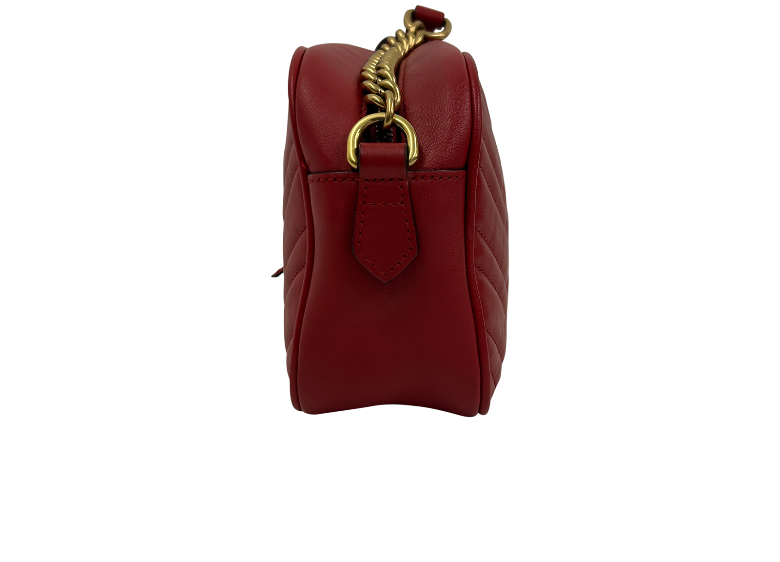 Marmont Camera Bag, 520&euro;, Bolso, Rojo, Animal - Piel, Vista inferior